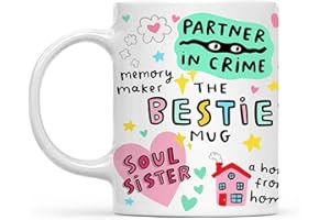 Bestie Coffee Mug - Best Friend Gift for Women - Friendship Gift for Female Friend - Friendship Gifts for Women Birthday - Gi