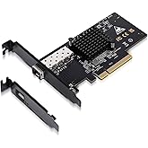 10Gbe PCI-E NIC with 82599EN(X520-DA1) Controller, 10Gb Single Port SFP+ PCI-E Network Card, GiGaPlus 10Gbps PCI Express Ethe