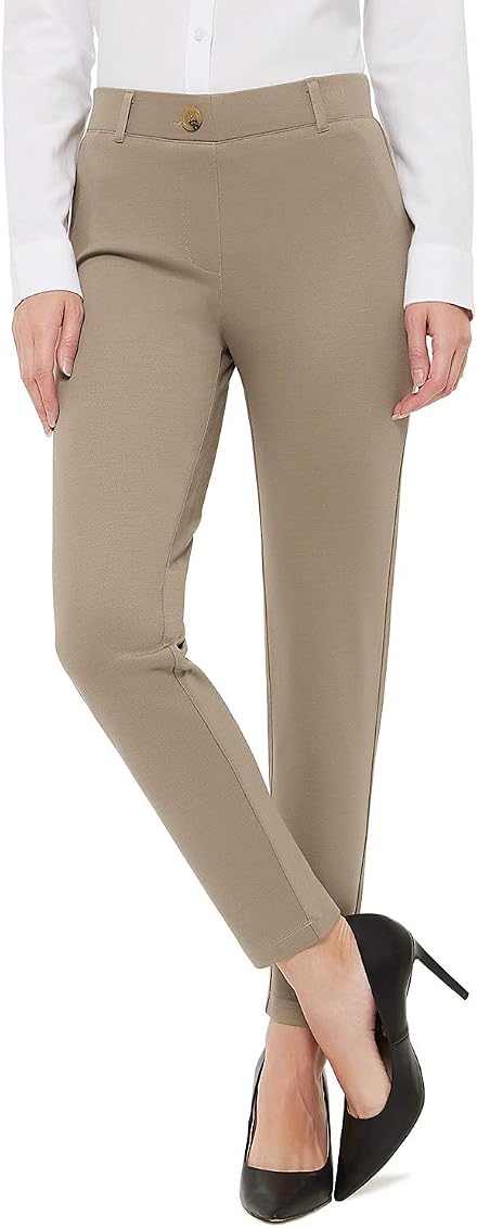 Stretchy Bootcut Dress Pants 