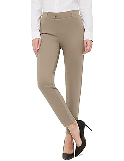 womens skinny khaki dress pants
