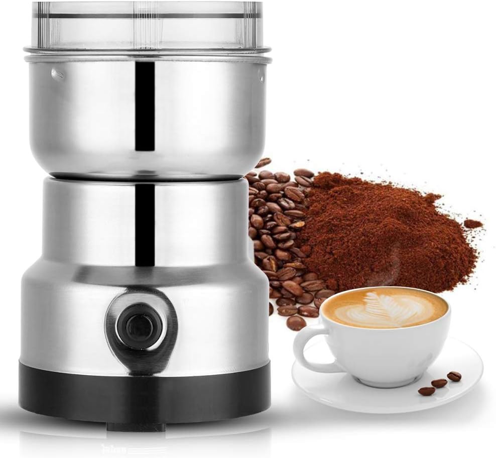 Molinillo de café eléctrico 200W, Cuchilla de Acero Inoxidable Coffee Molinillo de café eléctrico 200W, Cuchilla de Acero Inoxidable Coffee