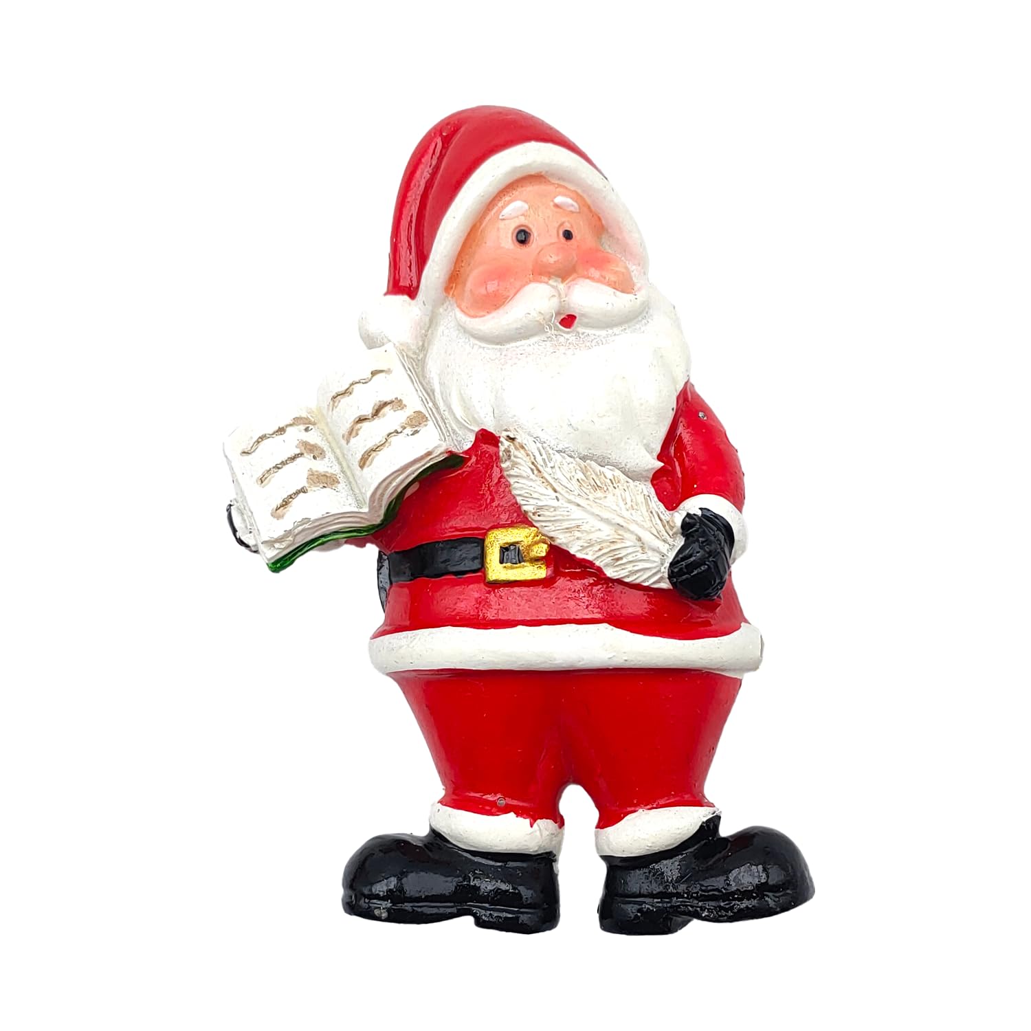 3D Fridge Magnet Santa Claus Christmas Decorative Magnet Perfect for Kitchen, Magnetic Whiteboard or Office, Gift Idea and Christmas Decoration (MOD 8)