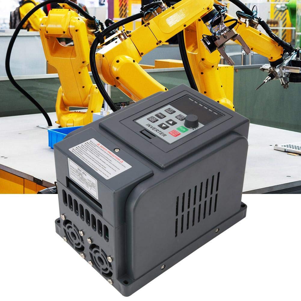 VFD Variable Frequency Drive, 220V AC Single Phase to Three Phase 380V AC 2.2KW, VFD Inverter Converter for Spindle Motor Speed Control - Image 4