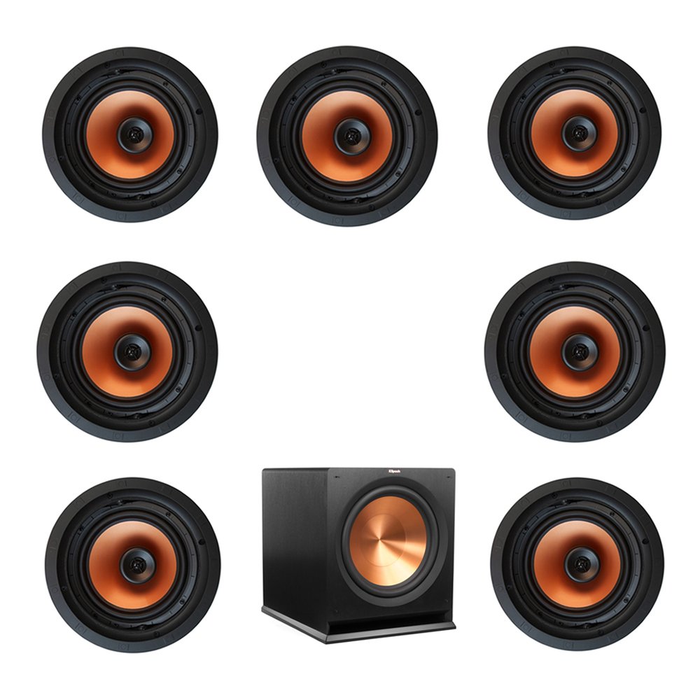 Amazon Com Klipsch 7 1 In Wall System With With 7 Cdt 3800 C Ii