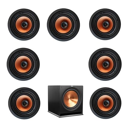Amazon Com Klipsch 7 1 In Wall System With With 7 Cdt 3800 C Ii