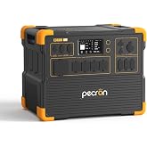PECRON Portable Power Station 3072Wh E3600LFP, 5x3600W AC Outlets | LiFePO4 Battery Backup Expanded to 18.43kWh, Fast Charging Solar Generator for Home Use, RV, Camping, CPAP, Emergencies
