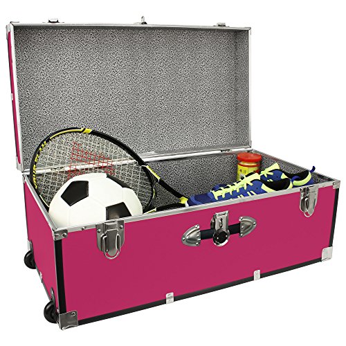 4 Seward+Trunk+Wheeled+Footlocker+Pink