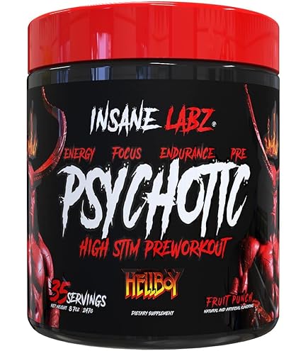 Amazon.com: Insane Labz Psychotic Black Edition Mid Stimulant Pre