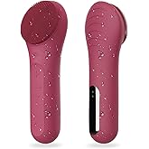 Face Scrubber, NågraCoola CLIE Facial Cleansing Brush, Waterproof and Rechargeable Face Scrub Brush for Men & Women, Cleansing, Exfoliating and Massaging, Electric Face Wash Brush - Berry