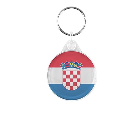 Emoji Croatia Flag Plastic Keyring Onecolour Amazoncouk