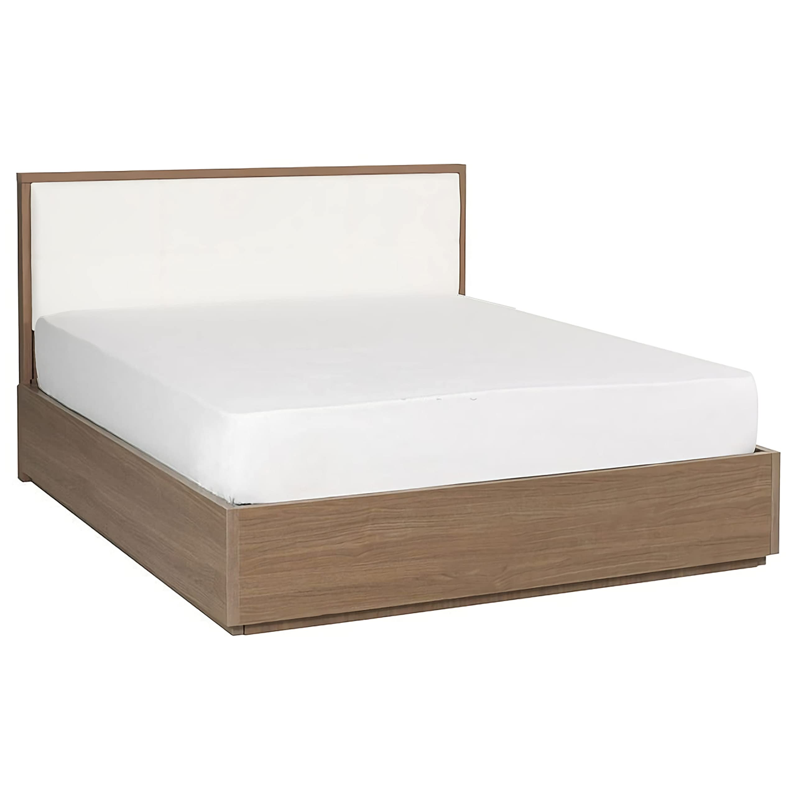 Extra Deep Fitted Size 16"/40 CM Percale Single, Double, King, Super King Sheets (White, Single)