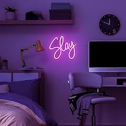 Riakrum Slay Neon Sign for Wall Decor Slay Y2k