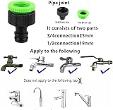 HGLCM 50ft Expandable Garden Hose with 8-Function Spray Gun Green view 6