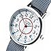 EasyRead Time Teacher Children's Watch, 12 & 24 Hour Time, Red, Blue, Grey Face / Grey Strap