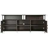58" Wood TV Stand Entertainment Media Center Console w/Storage Cabinet Tv Stand Tv Furniture Tv Stand with Storage Stylish Fu