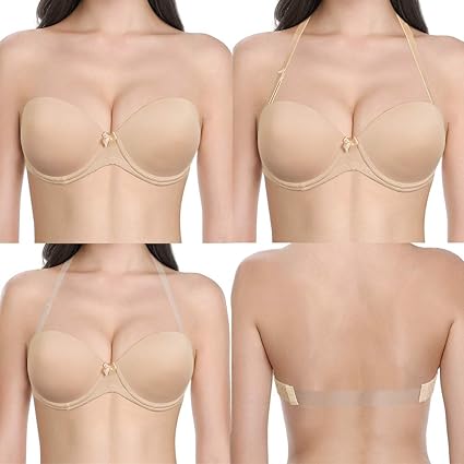 clear strap multiway bra