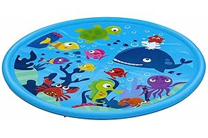 Bestway H2OGO! Under The Sea 10' Splash Pad (Under The sea, Animal Floor Print), Blue