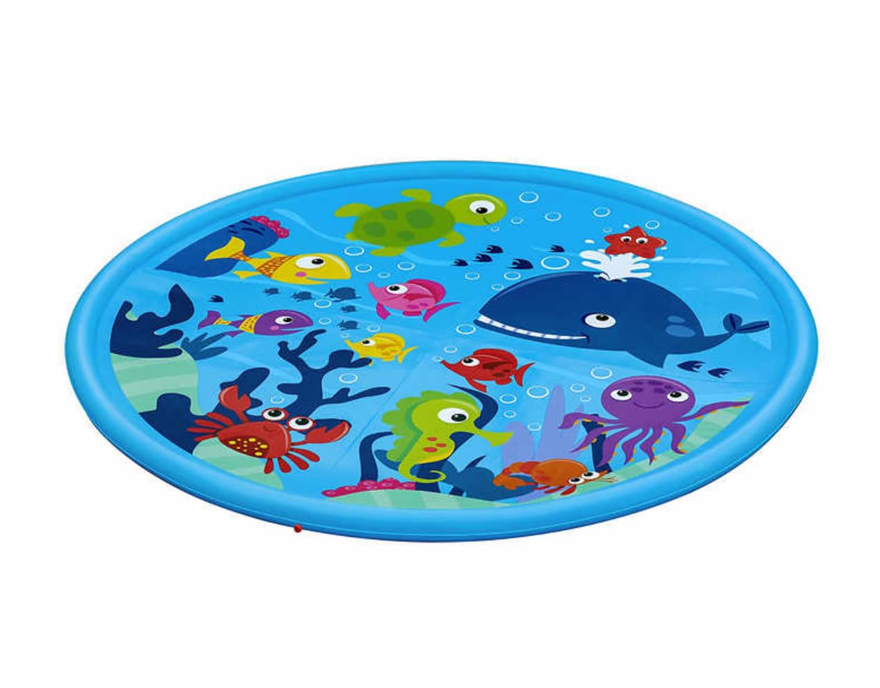 Bestway H2OGO! Under The Sea 10' Splash Pad | Kids' Water Play Mat with Animal Print