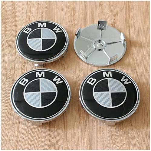 4 Set of 68mm Wheel Center Caps for BMW Emblem