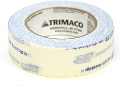 Trimaco KleenEdge 1.5-inch Low Tack Painting Tape 60-Yard Delicate Surfaces UV