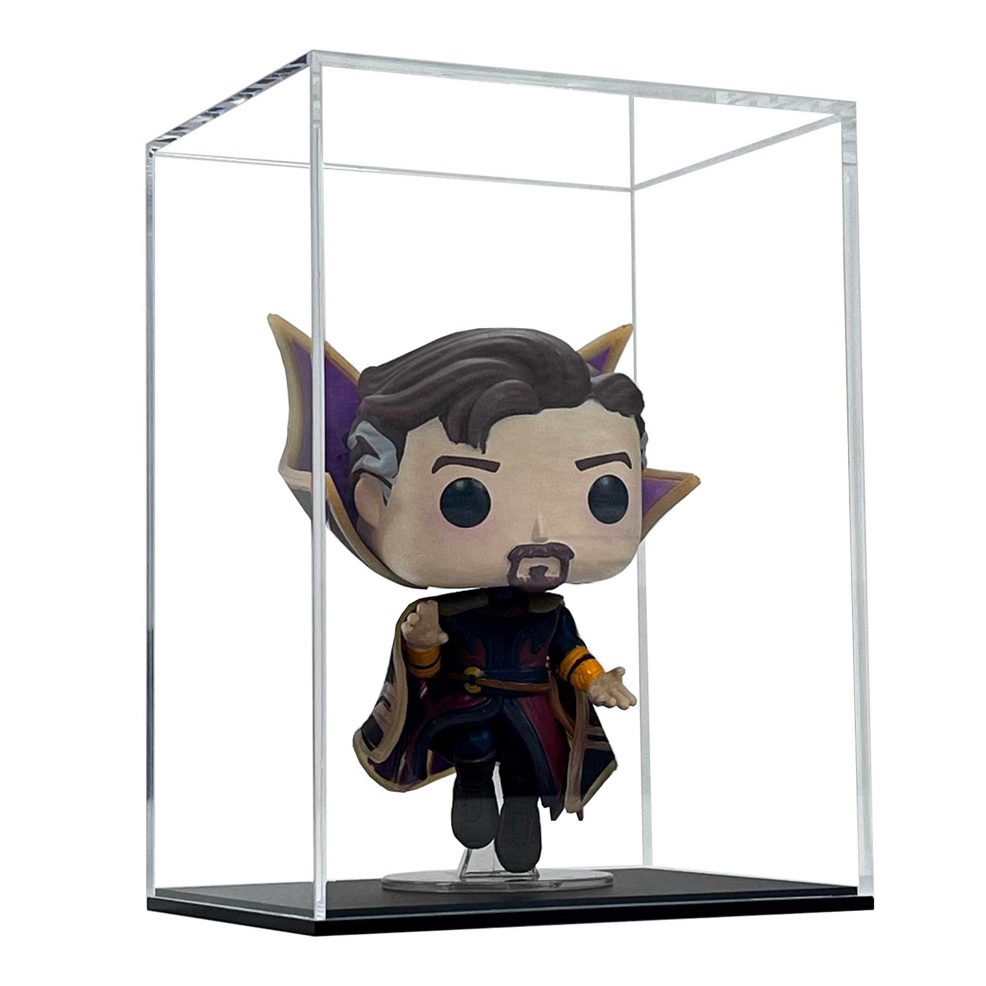 HOPEME Display Case 5x3.93x6.7 Inch, Single-Piece Pop Protector Compatable with Funko POP! 4'' Figurine, Acrylic Box for Vinyl Figures — image 1
