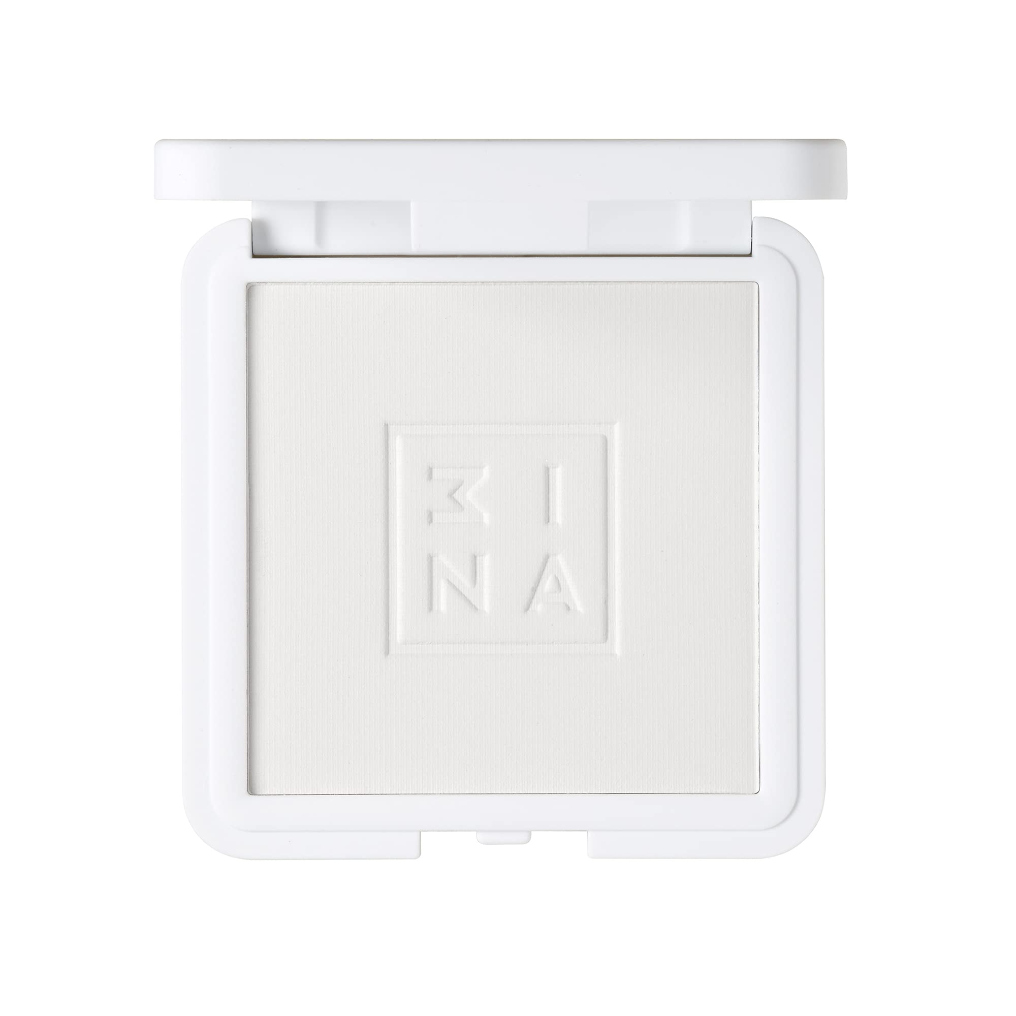 3INA MAKEUP - The Setting Compact Powder 100 - White Fixes and Sets Makeup - Mineral Powder - Long Lasting - Mattifying Effect - Absorbs Extra Oilness - Natural Finish - Vegan - Cruelty Free