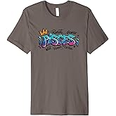Pisces Star Sign with Crown and Stars Premium T-Shirt