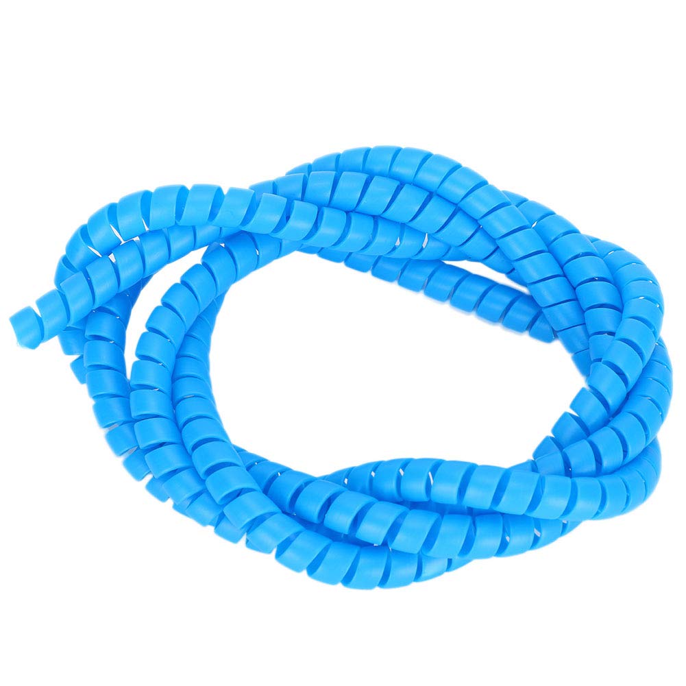 Pet Wire Protector 5.9ft Flexible Cable Tidy Sleeve Spiral Cat Dog Chew Proof Electrical Power Charger Cord Cover for PC TV Computer Home Office(Cable Protector)