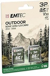 EMTEC 32GB Outdoor SD Card - UHS-I U3 V30 Class 10