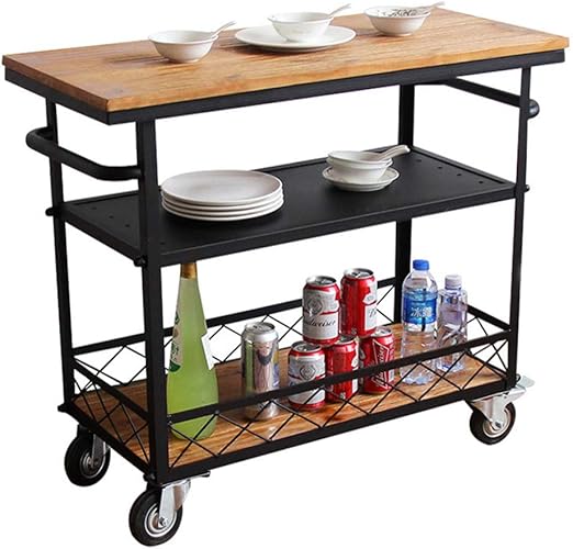 Carro de Servicio Barra rodante Industrial Vino/Carro de Barra de