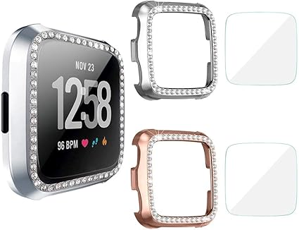 fitbit versa white rose gold