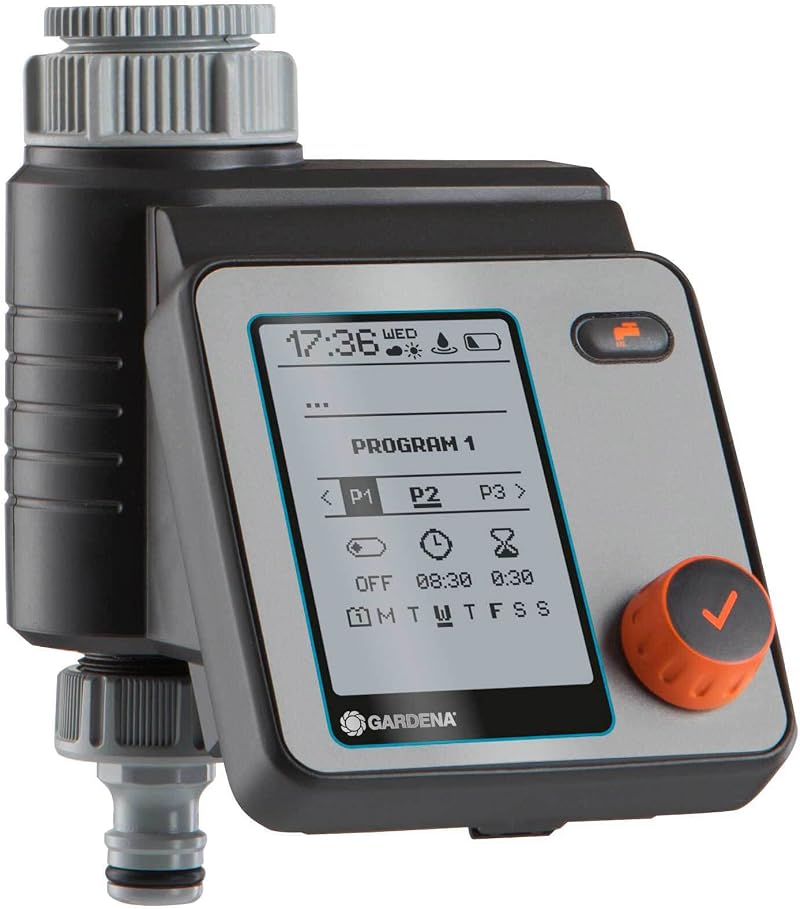 Gardena Water Control Master Automatic Irrigation 6 Schedules LCD Display