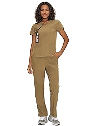 floralhue Scrubs for Women, V-Neck Scrubs Top