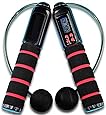 ECVISION Digital Outdoor and Indoor Wireless Cordless Diet Skipping Rope Jumping Rope With Digital LCD Screen Showing Time,Calorie And Jump Counter-Free Juming Rope Included.