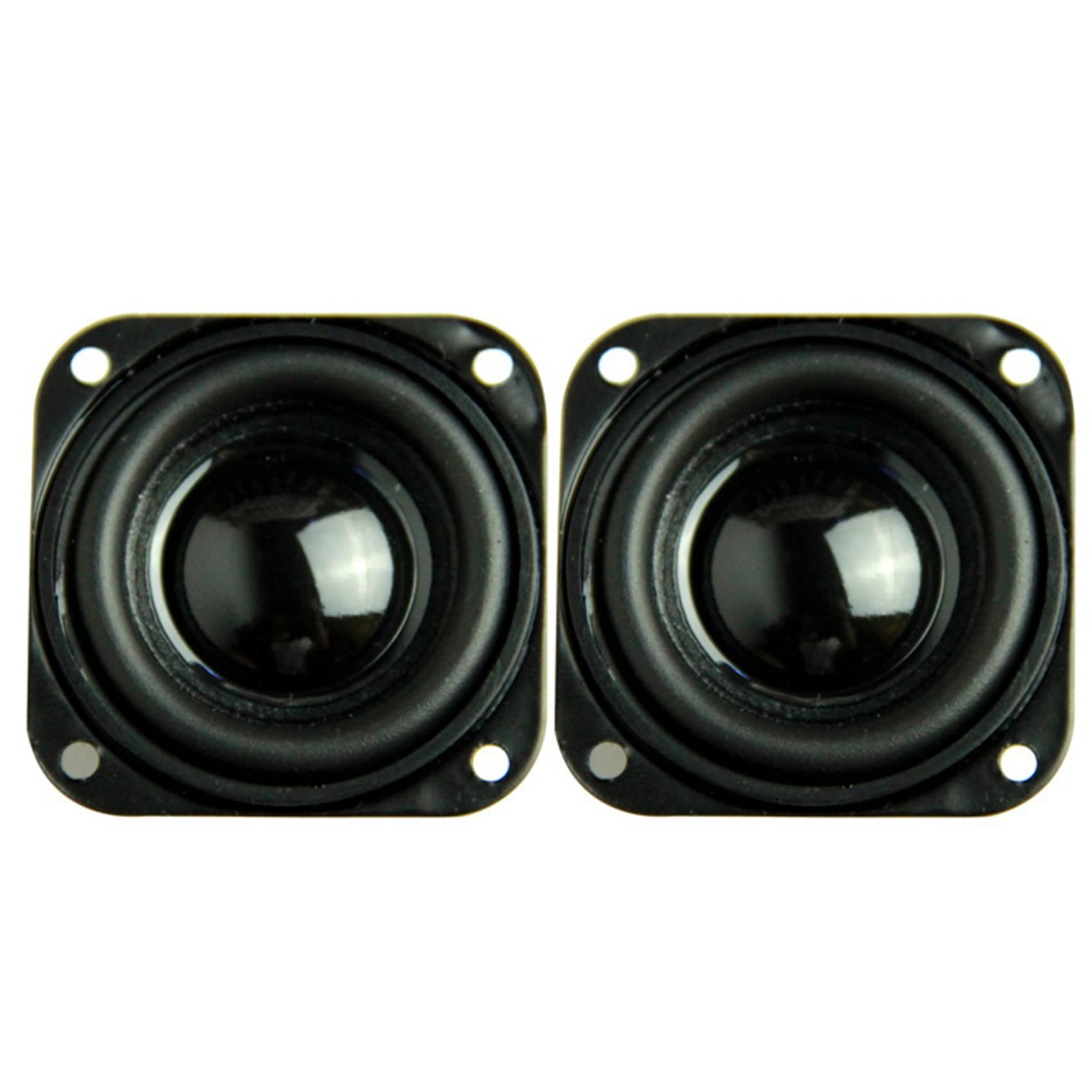 Tyuooker 2PCS 1.5 inch Audio Speaker 4Ω 5W 40mm Bass Multimedia Loudspeaker DIY Sound Mini Speaker with Fixing Hole