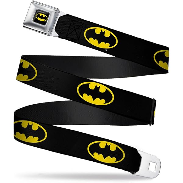 6561 Seatbelt Belt- Wonder Woman 4-poses Skyline & Stars Blues- 1.5\