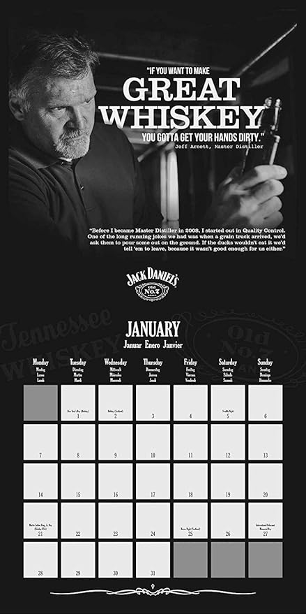 Jack Daniel s - Calendario oficial 2019 + Imán para nevera de ...