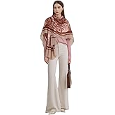COtheSumay Luxury Cashmere Pashmina Style Shawl - Silk & Wool Blend Scarf, Lightweight Skin-Friendly Wrap