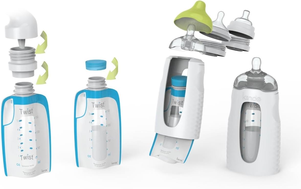 Kiinde Twist Universal DirectPump Breast Milk Collection, Storage, and