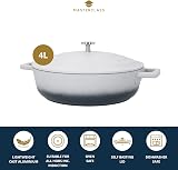 MasterClass Cast Aluminium Shallow Casserole Dish Grey Ombre 28cm 4L Gift Boxed view 2