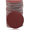 SPEEDWOX Hook and Loop Sanding Discs 100pcs 3 Inch 320 Grit Sandpaper for Wood Drill Grinder Rotary Tools No Hole