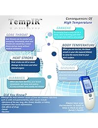 TempIR Temperatura Corporal Termómetro   Infrarrojo para bebé adulto niño   sin contacto   termómetros clínicos   para temperaturas Temperatura de la superficie Frente Body habitación   Store 32   Alta temperatura Alarma