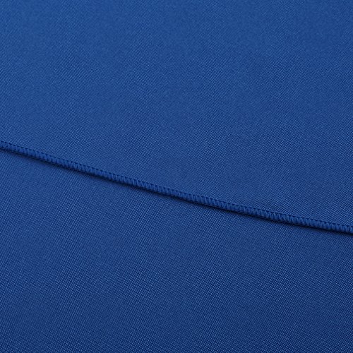 Waysle 90 x 156-Inch Oblong Tablecloth, 100% Polyester Washable Table Cloth with Round Corner for 8Ft. Rectangle Table, Royal Blue