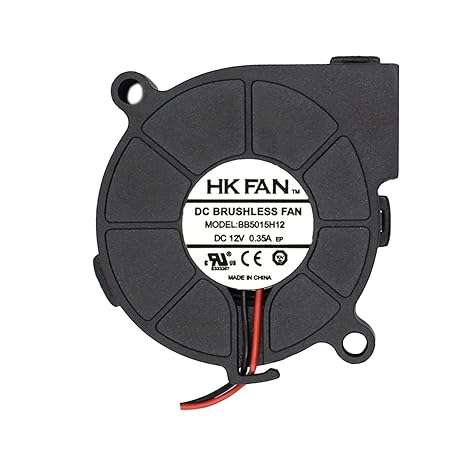 Security-01 50 mm x 15 mm 5015 12 V Dual Ball Bearing DC Bürstenlos Gebläse Lüfter bb5015h12 mit 2 Pin terninal UL TÜV