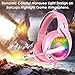 Nivava Gaming Headset for PS4, Xbox One, PC Headphones with Microphone LED Light Mic for Nintendo Switch Playstation Computer, K7 (Pink)thumb 3