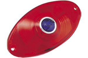 BIKER'S CHOICE Bikers Choice Blue DOT Tail Lamp Lens Cat Eye for Harley