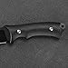 CIMA G712 Full Tang Fixed Blade hunting Knife,with 5.5mm thickness of AUS-8 steel And G10 handle for Outdoor Survival Camping and Everyday Carry (BLACK)