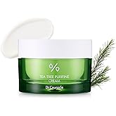 Dr.Ceuracle Tea Tree Purifine Cream - Korean Skincare Calming Moisturizer with Pantenol, Ceramide, Soothes for Sensitive Skin (50g / 1.76 oz.)