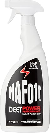 NAF Off Deet Power Performance Fly Spray 750ml – DEET 19% Horse Repellent view 1