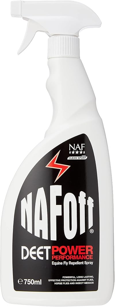 NAF Off Deet Power Performance Fly Spray 750ml – DEET 19% Horse Repellent